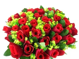 czerwone-roze-bukiet-welurowe-roze