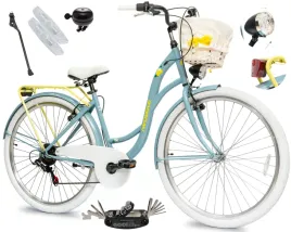 rower-miejski-damski-28-damka-osprzet-shimano-bagaznik-koszyk-gratis