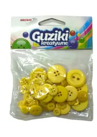 guziki-kreatywne-mix-40-g-zolte-brewis-gu1