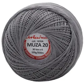 kordonek-ariadna-muza-20-kolor-1635a-szary