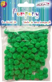 pompony-dekoracyjne-aliga-zielone-1cm-120s-pom-302