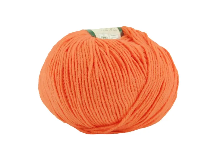 YarnArt Jeans 77 neonowy pomarańczowy