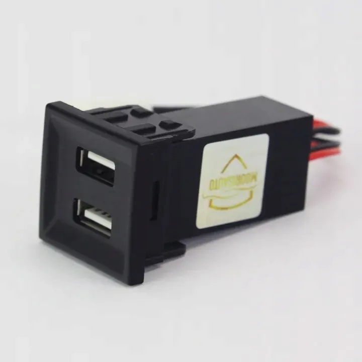 ladowarka-2x-usb-vw-t5-2003-2009-red-light