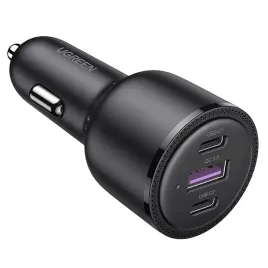 ugreen-ladowarka-samochodowa-2x-usb-typ-c-1x-usb-5a-pd-qc-69w