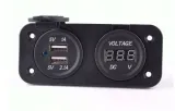 samochod-woltomierz-ladowarka-2x-usb-2a-panel-2w1-stan-nowy-kod-producenta-brak-informacji