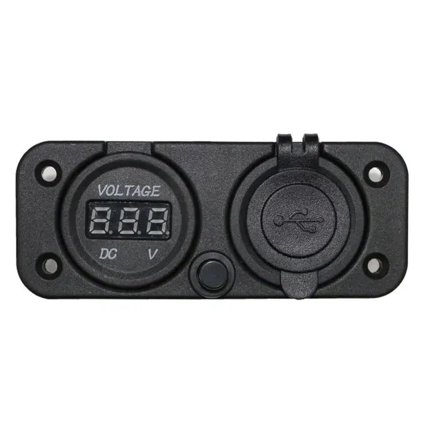samochod-woltomierz-ladowarka-2x-usb-2a-panel-2w1-stan-nowy-stan-opakowania-oryginalne