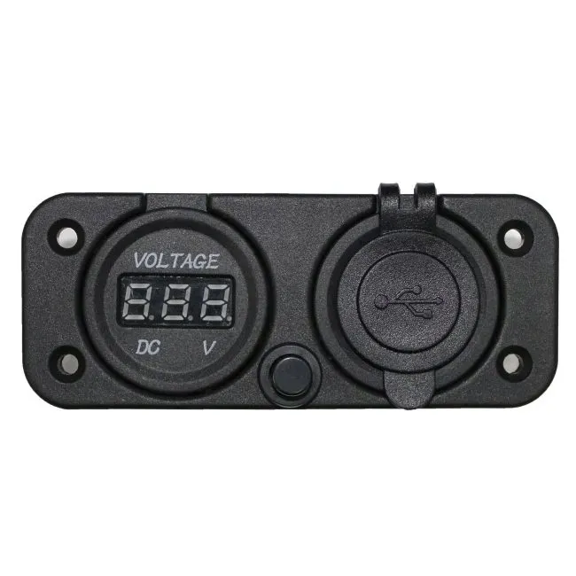 samochod-woltomierz-ladowarka-2x-usb-2a-panel-2w1-stan-nowy