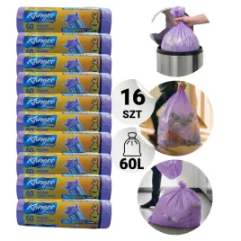 10xkangoobags-worki-na-smieci-60l-wiazane-fioletowe-16szt