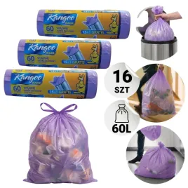 3xkangoobags-worki-na-smieci-60l-wiazane-fioletowe-16szt
