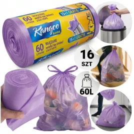 kangoobags-worki-na-smieci-60l-wiazane-fioletowe-16szt
