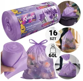 kangoobags-worki-na-smieci-60l-wiazane-fioletowe-lawenda-16szt
