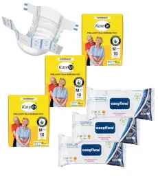 pieluchy-pampersy-dla-doroslych-karein-overnight-m-30sz-chusteczki-3x50-sz