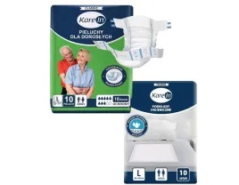 pieluchy-pampersy-dla-doroslych-karein-classic-l-10sz-podklady-premium-10sz