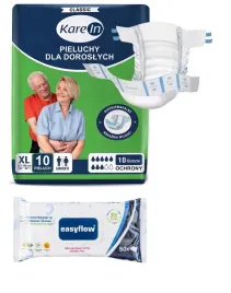 pieluchy-pampersy-dla-doroslych-karein-classic-xl-10-szt-chusteczki-50-szt