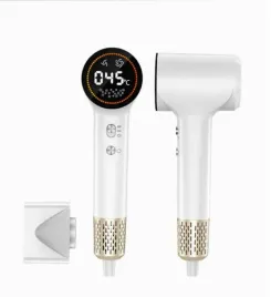 suszarka-do-wlosow-high-speed-hair-dryer-biala-mocna-wyswietlacz