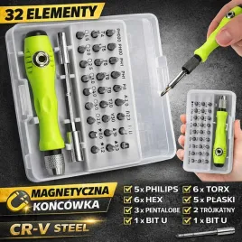 zestaw-narzedzia-precyzyjne-srubokretow-wkretak-z-magnesem-bity-32-elemen