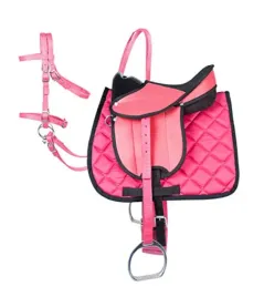 pfiff-102291-zestaw-siodelko-dla-hobby-horse-shetty-rozowy