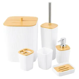 zestaw-lazienkowy-szczotka-do-lazienki-wc-dozownik-kosz-bambus-6-elementow