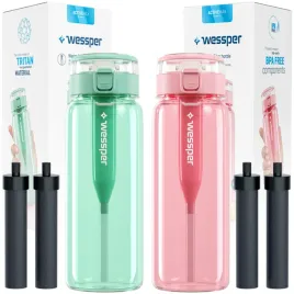2x-butelka-filtrujaca-wessper-clarti-068l-mietowa-rozowa-4x-filtr