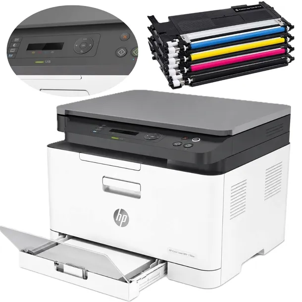 Drukarka Laserowa Wielofunkcyjna Kolor HP LaserJet 178nw/nwg 117a Wi-Fi LAN