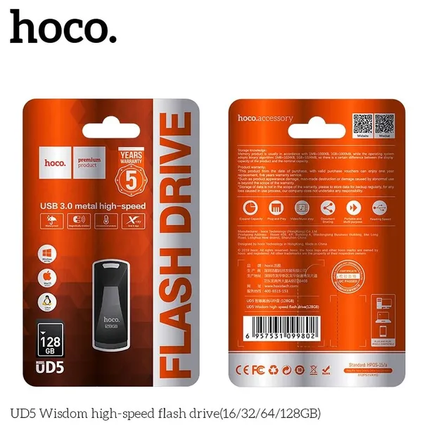 pendrive-128gb-usb-3-0-usb-a-hoco-ud5-szary