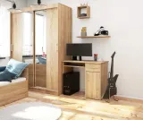 biurko-komputerowe-male-dab-sonoma-mlodziezowe-szuflada-3-polki-90-cm-montaz-meble-do-samodzielnego-montazu