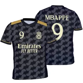 mbappe-koszulka-176-pilkarska-krotki-rekaw-real-czarny-kibica-t-shirt