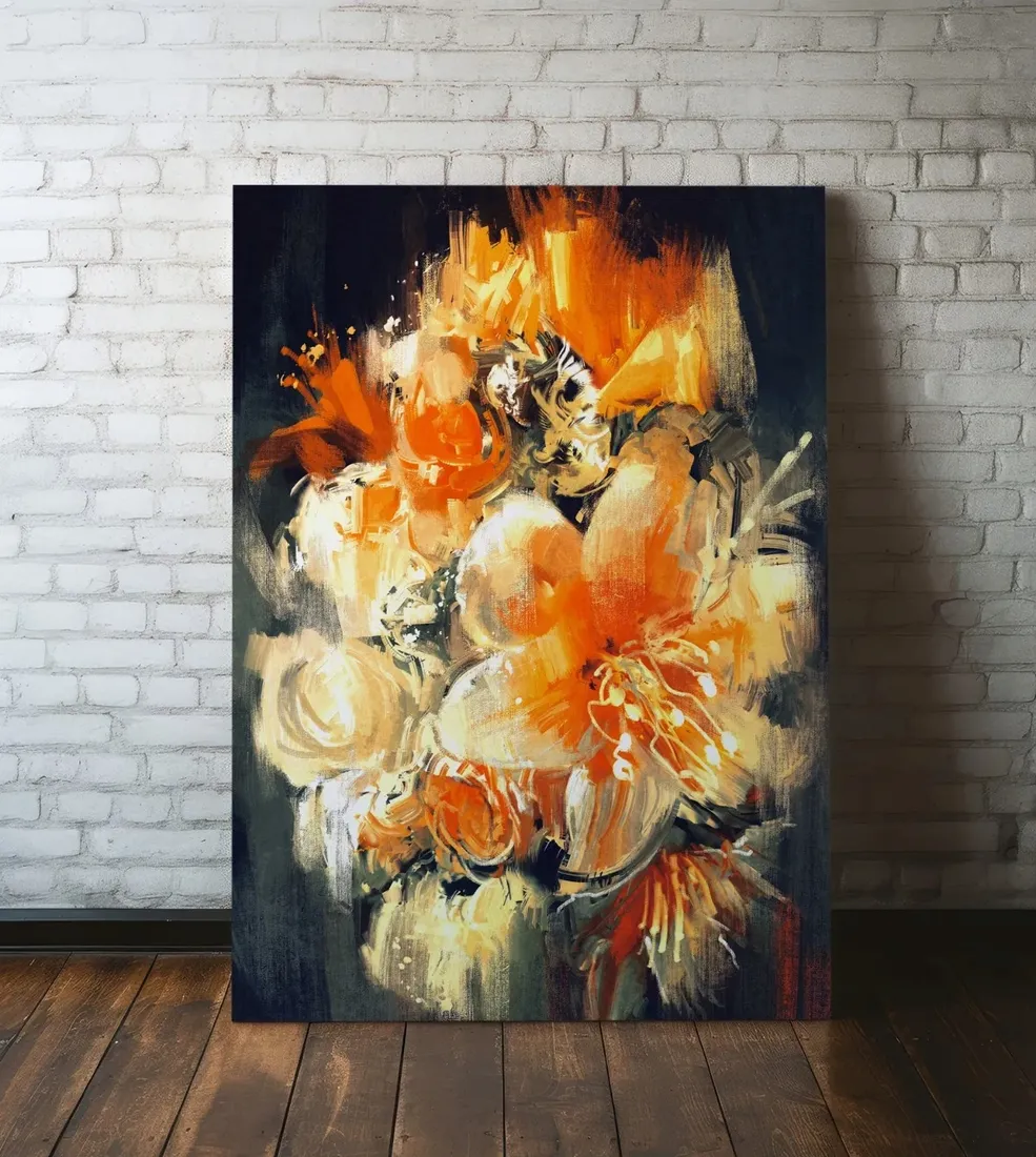 obraz-na-plotnie-abstrakcja-kwiaty-70x100-cm-stan-nowy