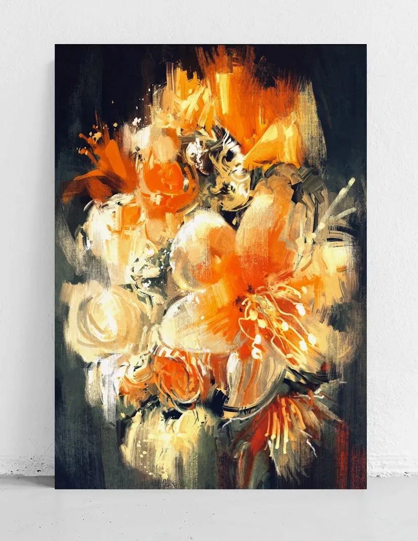 obraz-na-plotnie-abstrakcja-kwiaty-70x100-cm-stan-nowy