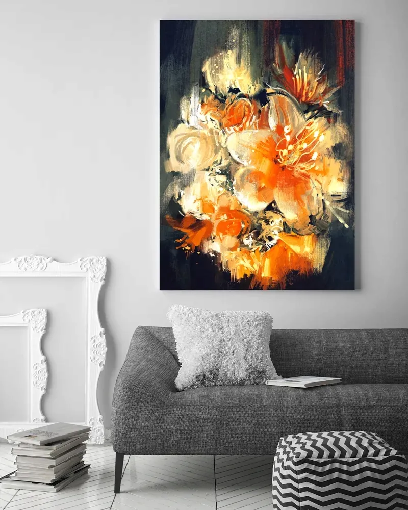 obraz-na-plotnie-abstrakcja-kwiaty-70x100-cm