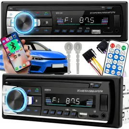 radio-samochodowe-bluetooth-usb-sd-mp3-aux-1din-zestaw-pilot-sterujacy
