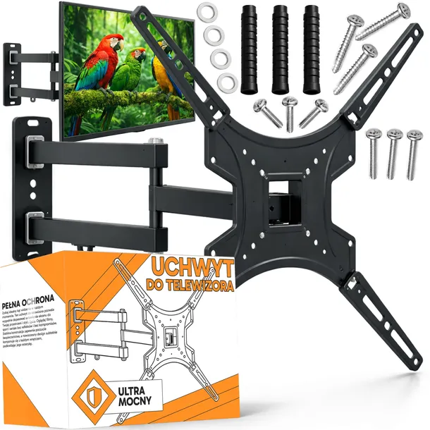 OBROTOWY UCHWYT DO TELEWIZORA MONITORA TV WIESZAK MOCNY LCD XL 32”- 55”