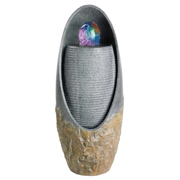fontanna-bauble-grey-h59cm