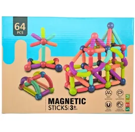 klocki-magnetyczne-edukacyjne-konstrukcyjne-zestaw-64-elementy