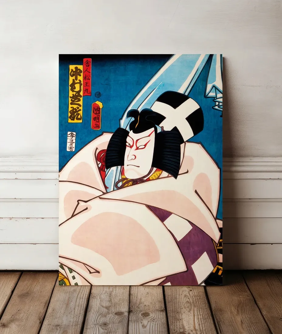 obraz-na-plotnie-samuraj-ronin-japonski-obraz-50x70-cm-stan-nowy