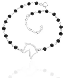 bransoletka-srebrna-z-konikiem-kon-srebro-925-czarne-koraliki-17-cm