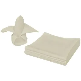 vidaxl-serwetki-100-szt-krem-50x50-cm