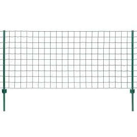 vidaxl-euro-ogrodzenie-stalowe-20-x-1-m-zielone
