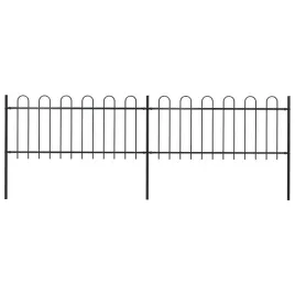 vidaxl-ogrodzenie-ogrodowe-z-obrecza-gorna-stalowe-359x80-cm-czarne
