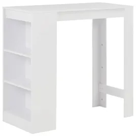 vidaxl-stolik-barowy-z-polkami-bialy-110-x-50-x-103-cm
