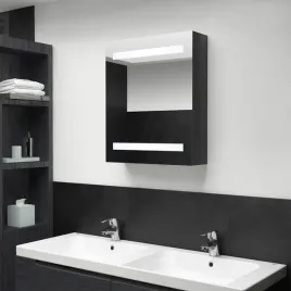vidaxl-szafka-lazienkowa-z-lustrem-i-led-lsniaca-czern-50x14x60-cm