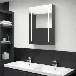 vidaxl-szafka-lazienkowa-z-lustrem-i-led-lsniaca-szarosc-50x13x70-cm