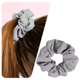 gumka-do-wlosow-jak-jedwab-scrunchies-szara-bezpieczna-frotka-wygodna-duza