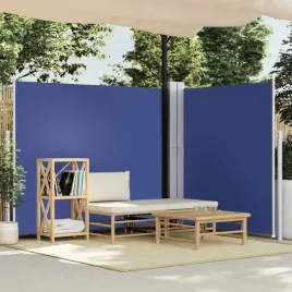 vidaxl-zwijana-markiza-boczna-niebieska-160-x-600-cm