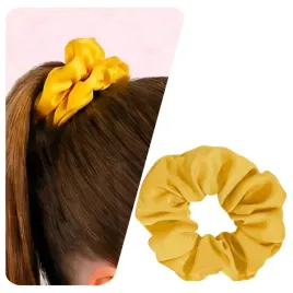 gumka-do-wlosow-jak-jedwab-scrunchies-zolta-bezpieczna-frotka-wygodna-duza