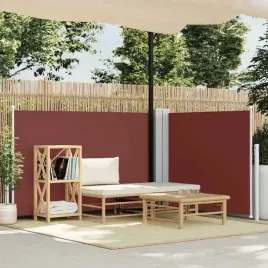 vidaxl-zwijana-markiza-boczna-brazowa-120-x-1000-cm