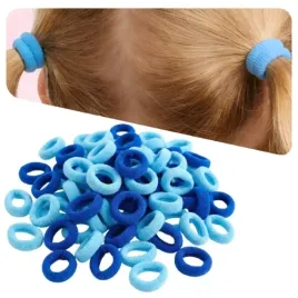 gumki-do-wlosow-wytrzymale-niebieskie-dziewczynki-mini-frotki-zestaw-100szt