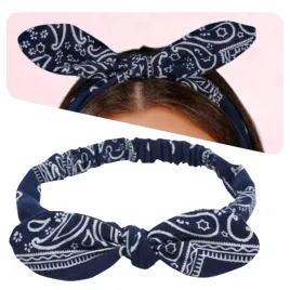 opaska-do-wlosow-bandana-z-kokarda-granatowa-na-gumce-paisley-na-glowe-moda