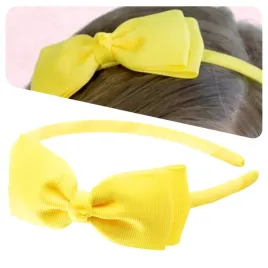 opaska-do-wlosow-z-kokarda-na-glowe-zolta-wygodna-obszyta-materialem-modna