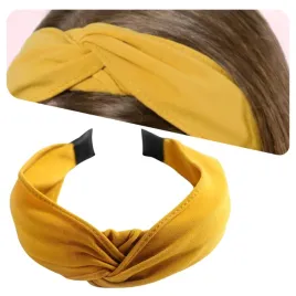 opaska-do-wlosow-szeroka-na-glowe-zolta-wygodna-z-ozdobnym-suplem-stylowa